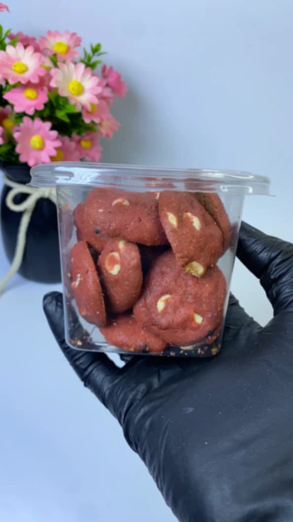 Red velvet mini chocolate chips